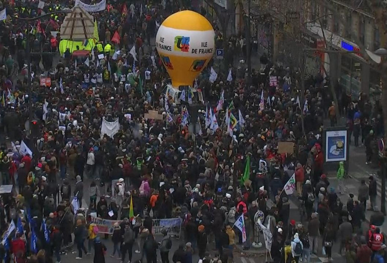 Proteste în Franța față de reforma pensiilor