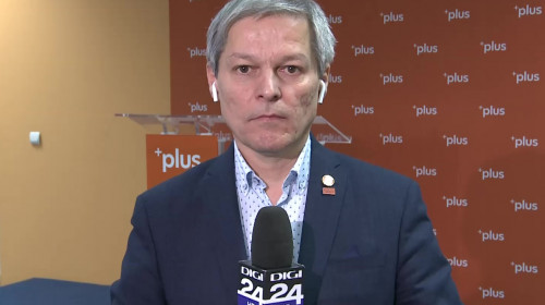 Dacian Cioloș, cu PLUS în spate și microfon de Digi24