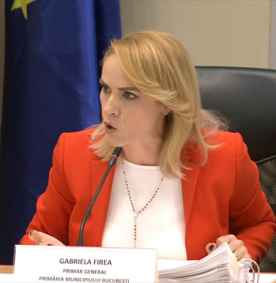 Gabriela Firea nervoasă