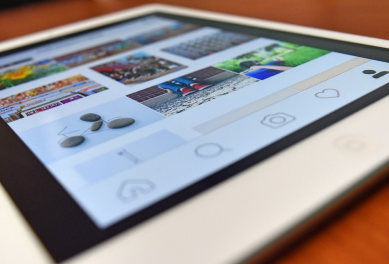 Instagram pe tabletă