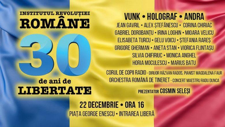 Concert organiozat de Institutul Revoluției