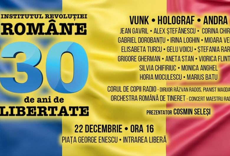 Concert organiozat de Institutul Revoluției
