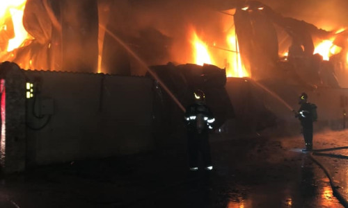 Incendiu la Afumați