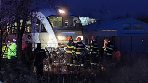 Accident feroviar în Giroc, Timiș