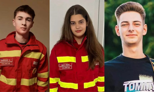 Trei elevi de liceu, voluntari SMURD, au salvat viaţa unui bărbat