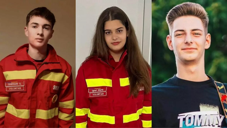 Trei elevi de liceu, voluntari SMURD, au salvat viaţa unui bărbat