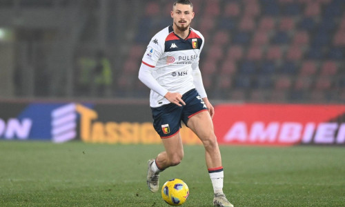 Bologna, Italy. 05th Jan, 2024. Radu Dragusin (Geonoa CFC) in action during Bologna FC vs Genoa CFC, Italian soccer Serie A match in Bologna, Italy, January 05 2024 Credit: Independent Photo Agency/Alamy Live News
