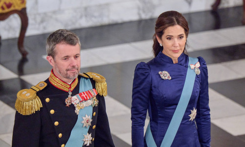 Queen Margrethe holds a New Year's reception together with Crownprince couple