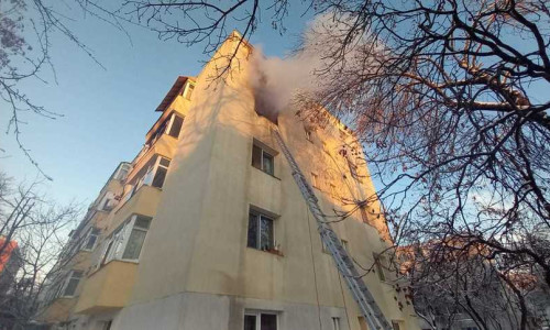 Incendiu apartament Iași/ Foto: News.ro