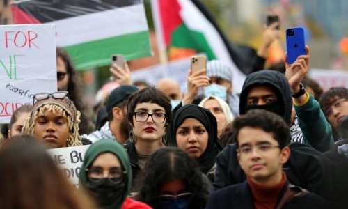 Manifestații pro-Palestina în București/ Foto: Facebook