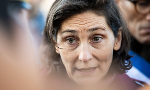 Saint Denis : Darmanin and Oudea Castera at the Olympic Village