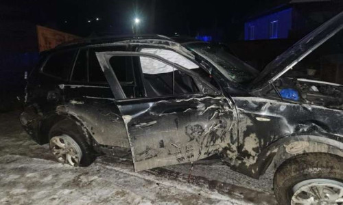 accident neamt, masina rasturnata