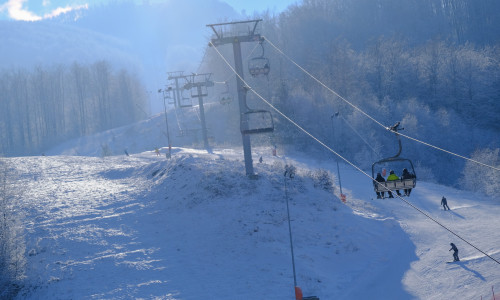 partie de schi satu mare