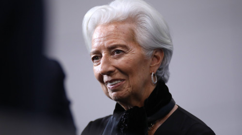 Berlin, Deutschland, 22.01.2024: Deutscher Bundestag: Trauerakt für Wolfgang Schäuble: EZB-Präsidentin Christine Lagarde