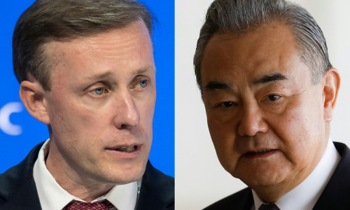 Ministrul chinez de Externe Wang Yi şi consilierul în probleme de securitate naţională de la Casa Albă Jake Sullivan