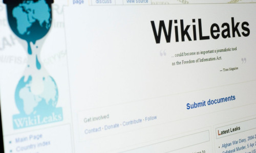 wikileaks website