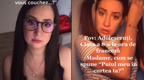 profa franceza tiktok