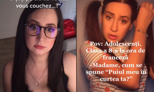 profa franceza tiktok