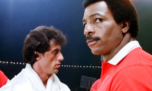 Sylvester Stallone și Carl Weathers