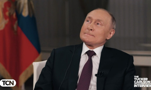 Vladimir Putin claims deal could be reached for imprisoned WSJ reporter Evan Gershkovich in rare and controversial interview with Tucker Carlson