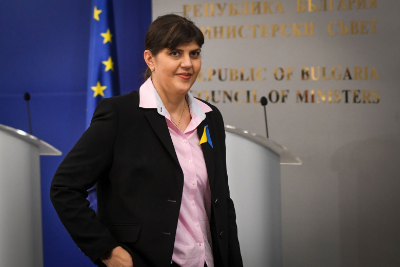 European Union's Chief Prosecutor Laura Codruta Kovesi Visits Bulgaria, Sofia - 16 Mar 2022