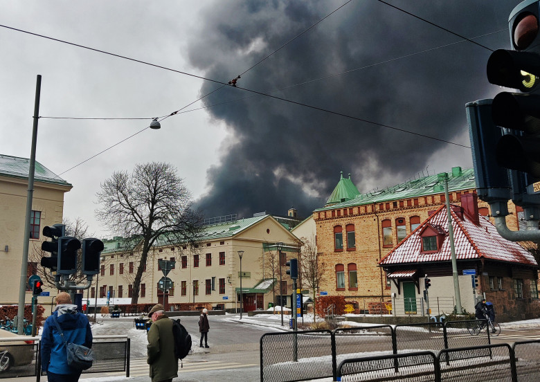 Un incendiu a devastat parcul de atracţii Liseberg/ Profimedia