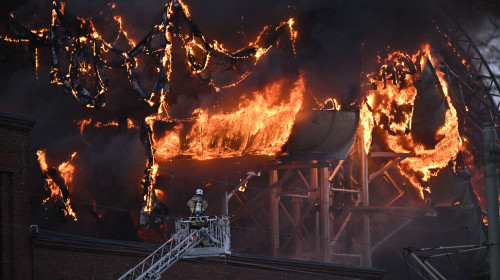 Un incendiu a devastat parcul de atracţii Liseberg/ Profimedia