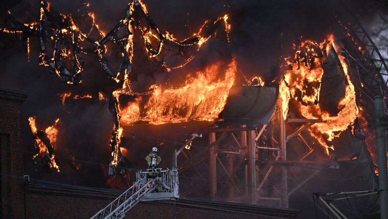 Un incendiu a devastat parcul de atracţii Liseberg/ Profimedia