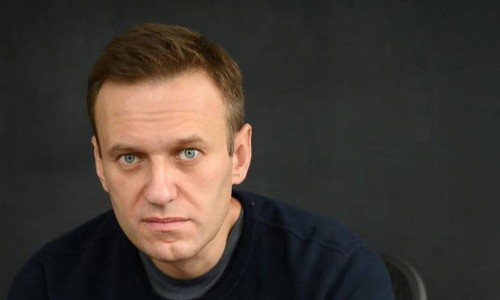 Jailed Russian opposition politician Alexei Navalny.