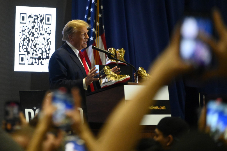 Trump Speaks At SneakerCon In Philadelphia