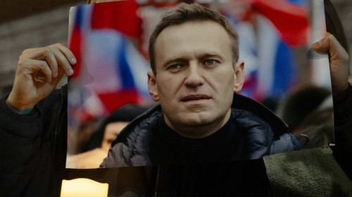 Commemoration for Russian opposition leader Alexei Navalny in London