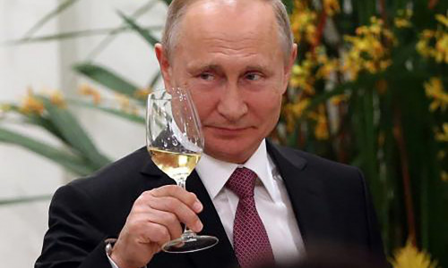 Russian president Vladimir Putin