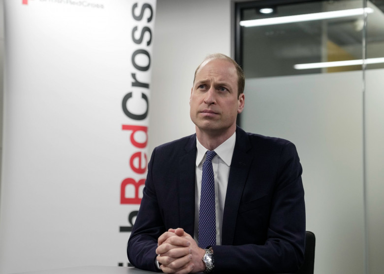 **POOL** Prince William Visits The British Red Cross - 20 Feb 2024