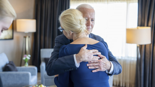 U.S President Joe Biden Meets with Yulia Navalnaya, Widow of Alexei Navalny