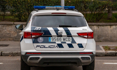 masina de politie spania