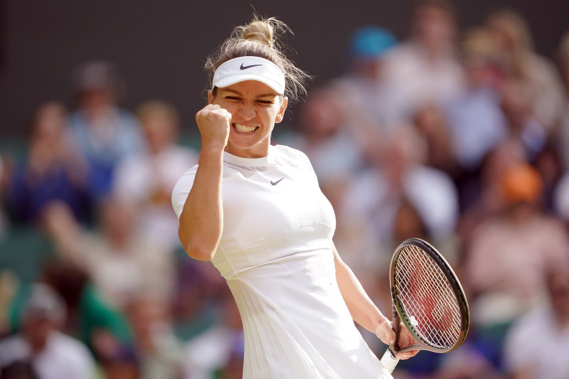 File photo dated 4-07-2022 of Simona Halep who is free to resume her career after the Court of Arbitration for Sport reduced her doping ban from four years to nine months. Issue date: Tuesday March 5, 2024.,Image: 705007786, License: Rights-managed, Restrictions: FILE PHOTO Editorial use only. No commercial use without prior written consent of the AELTC. Still image use only - no moving images to emulate broadcast. No superimposing or removal of sponsor/ad logos., Model Release: no