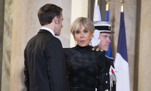 Emmanuel și Brigitte Macron/ Profimedia