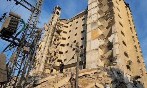 Israelul a lovit un bloc turn de locuinţe din sudul oraşului Rafah/ Foto: X