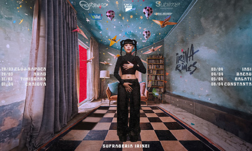 Turneul „Sufrageria Irinei” cu 8 concerte în Cluj, Arad, Timișoara, Craiova etc. începe pe 28 martie. Vino într-o atmosferă magică alături de Digi FM! Detalii și program.