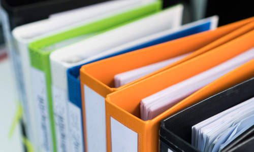 Document,Binder,File,Folders,Stack,On,Office,Desk,In,Organization