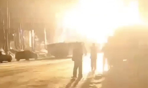 Oil refinery explosion