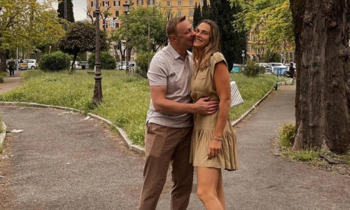 Arina Sabalenka și Konstantin Koltsov/ Foto: Twitter