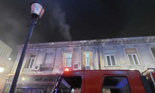 incendiu centrul vechi
