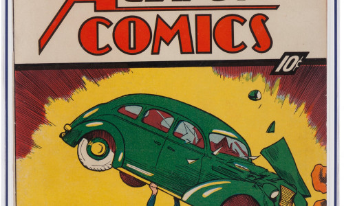 Un exemplar al revistei în care apare pentru prima dată Superman a devenit cea mai scumpă bandă desenată din lume/ Profimedia
