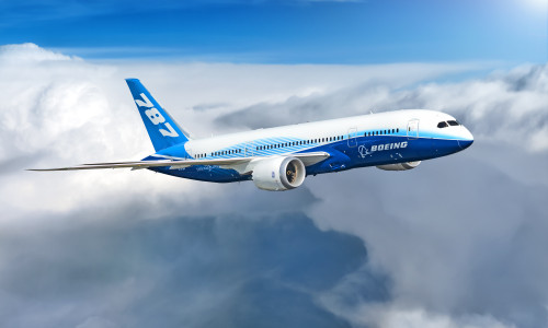 Moscow,,Russia,-,Circa,April,,2012:,Boeing,Company,Boeing,787