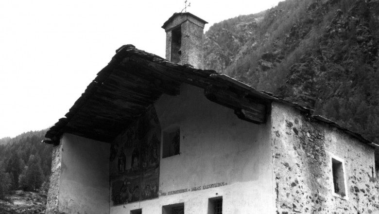 Mountain Chapel, Valle d’Aosta, Italy / Photo, 1962