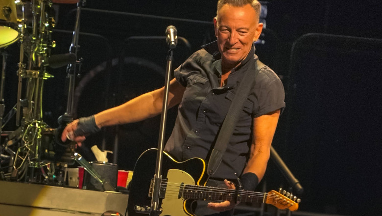 LOS ANGELES, CA - APRIL 7: Bruce Springsteen as Bruce Springsteen and the E Street Band perform during their 2024 Tour a