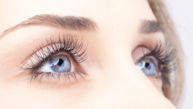 Closeup,Shot,Of,Woman,Eye,With,Day,Makeup