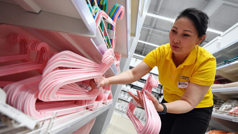 The opening ceremony of the Swed house store (trademark Swed House - the Belarusian analogue of IKEA) in the shopping and entertainment center (SEC) "Shchelkovsky".