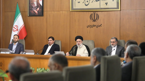 Iranian President in the Meeting of the Cabinet